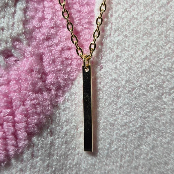 Women's Gold Layered Star Bar Coin Pendant Necklace One Size - Picture 2 of 8